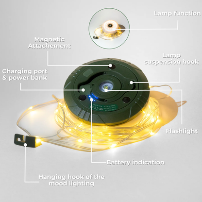 CampLamp™ - The Ultimate 4-in-1 Camping and Outdoor Light