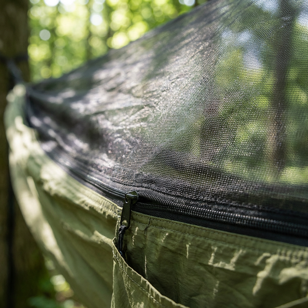 Camp Hangmat 2-in-1 | Waterdicht Doek & Muggen Net
