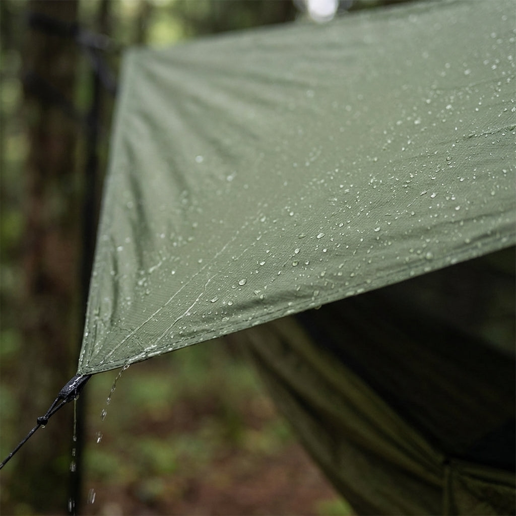 Camp Hangmat 2-in-1 | Waterdicht Doek & Muggen Net