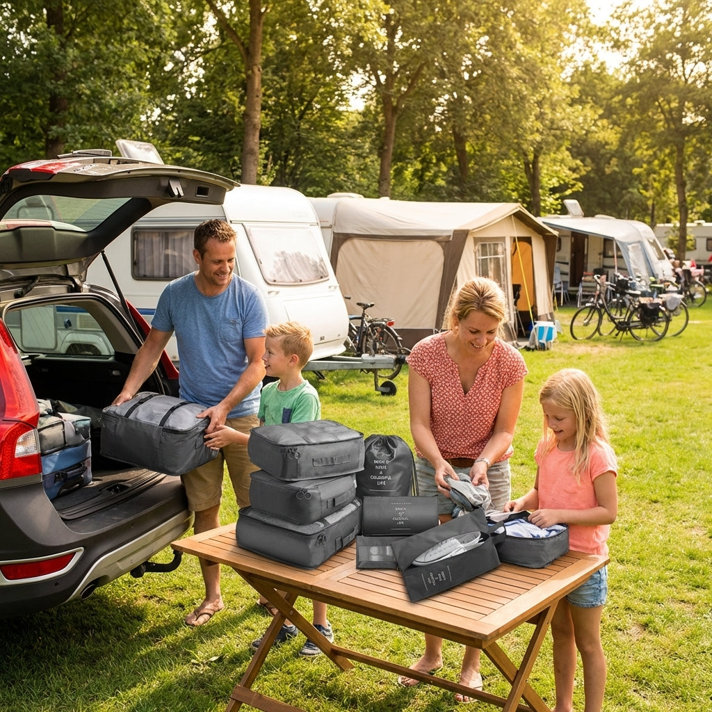 Camp Bags — De 8-Delige Kampeer Organizer Set
