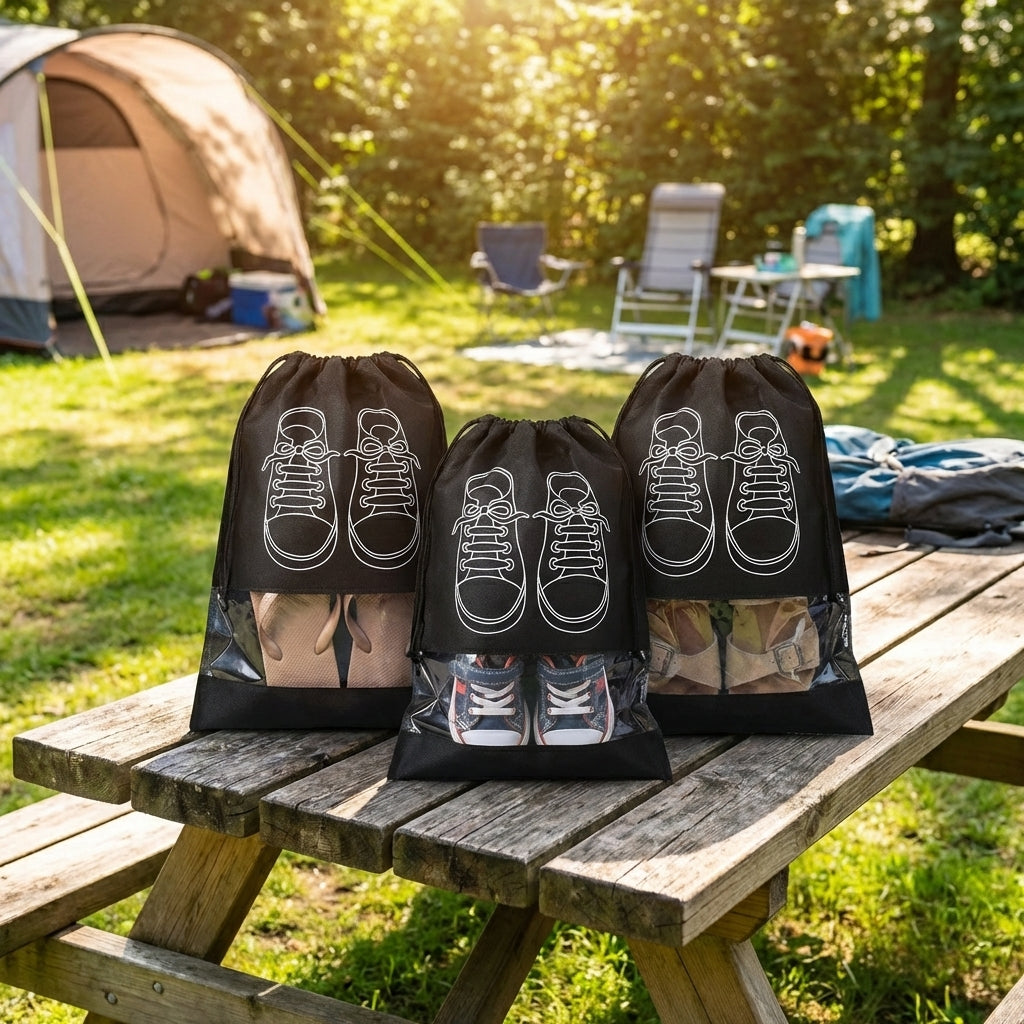 Camp Shoe Bags | 5 Stuks | Handige Opbergtassen voor Schoenen